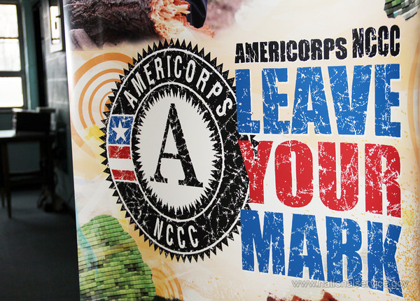 AmeriCorps NCCC banner - Leave Your Mark-M